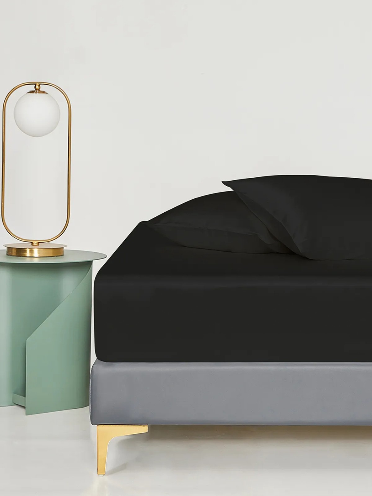 Parure de lit en soie 4 pièces 22 mommes (1 drap-housse + 1 housse de couette + 2 taies d'oreiller)