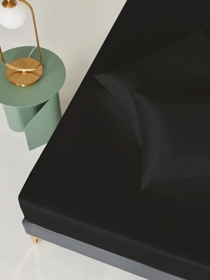 Parure de lit en soie 4 pièces 22 mommes (1 drap-housse + 1 housse de couette + 2 taies d'oreiller)