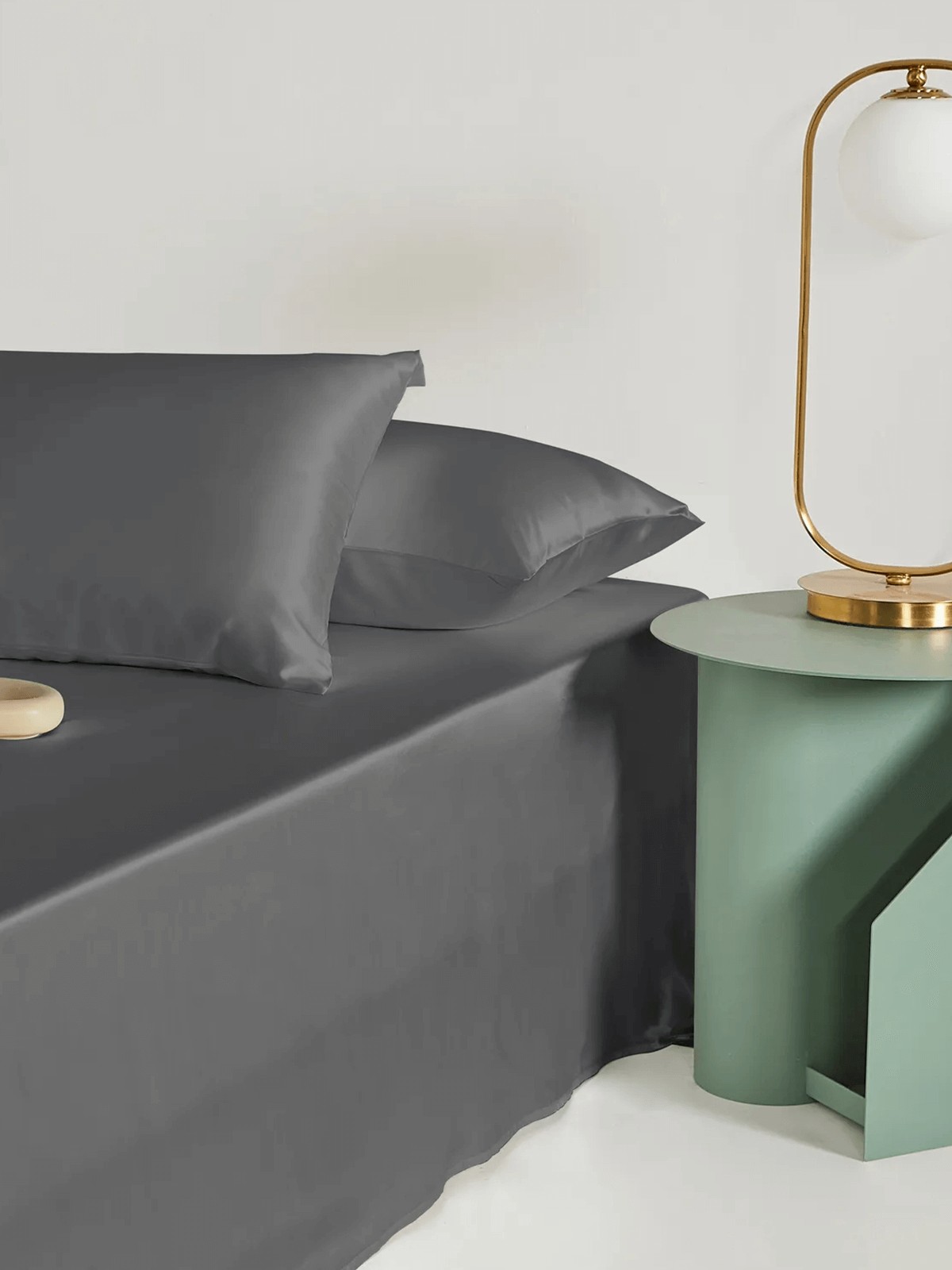 Drap plat en soie 22 mommes – luxe absolu