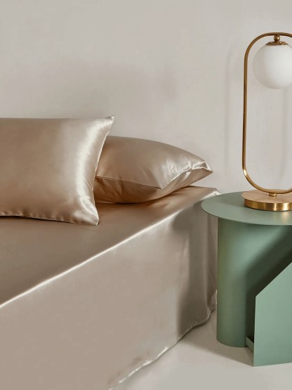 22Momme Seiden-Bettlaken aus Maulbeerseide – Luxus pur