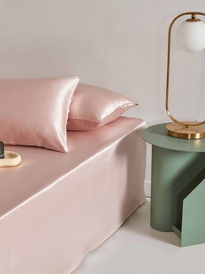 22Momme Seiden-Bettlaken aus Maulbeerseide – Luxus pur