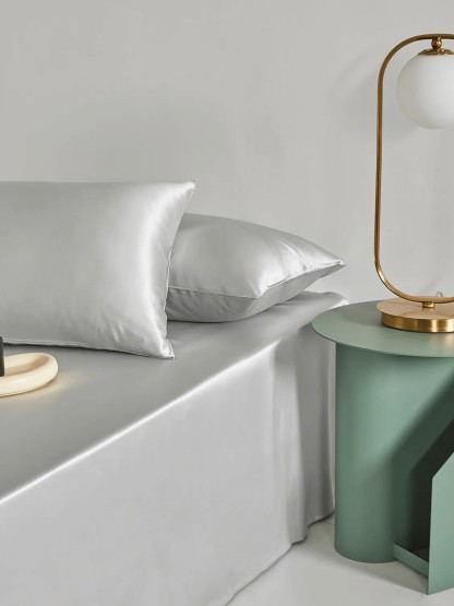 22Momme Seiden-Bettlaken aus Maulbeerseide – Luxus pur