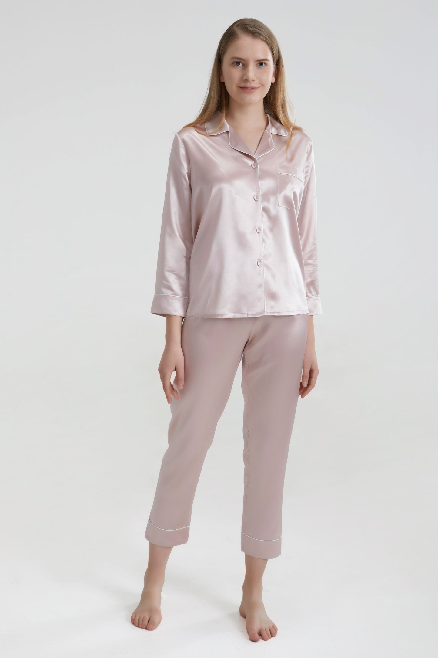 22 Momme Pyjama en chemise de soie