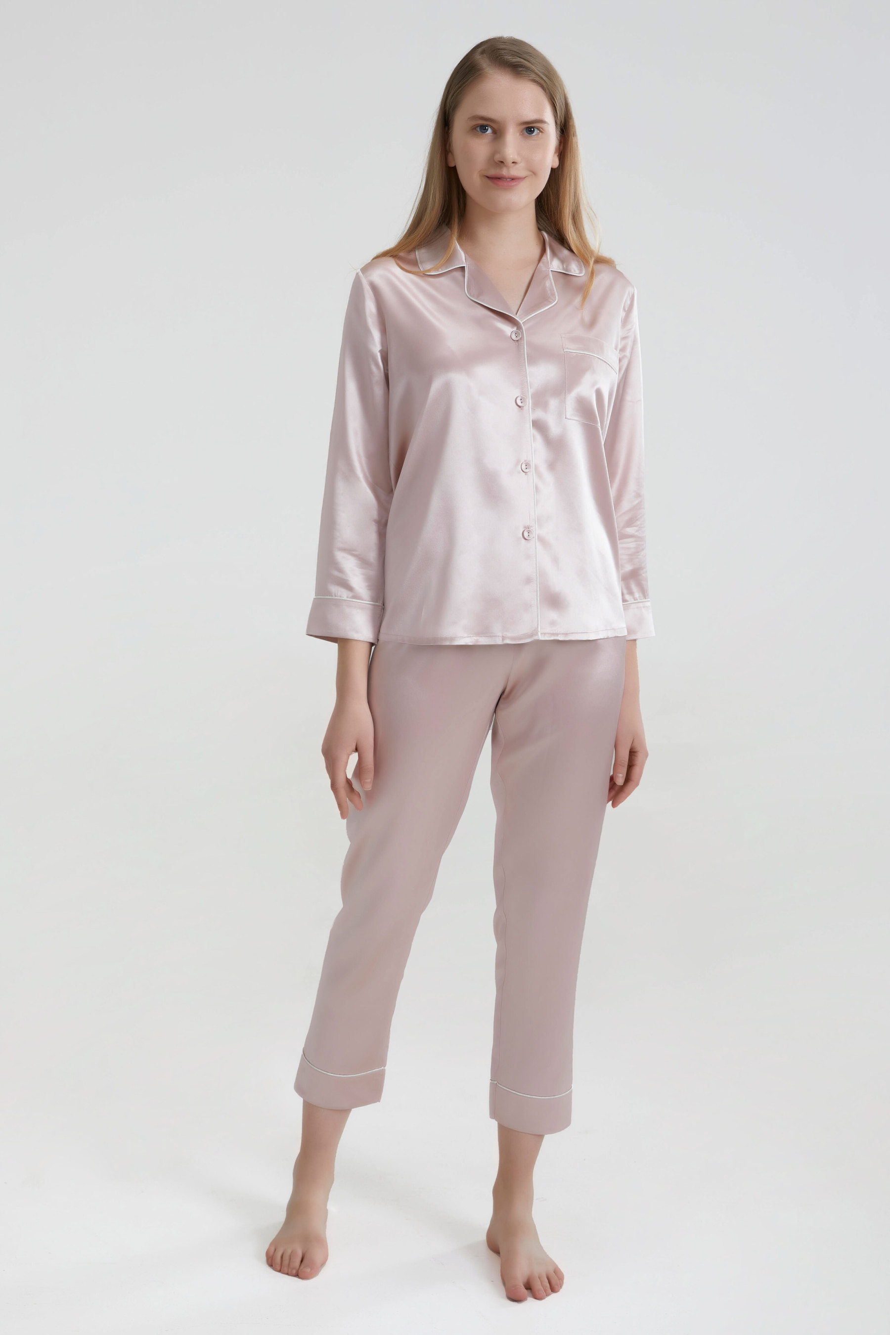 22 Momme Pyjama en chemise de soie