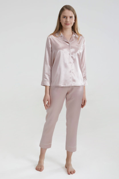 22 Momme Pyjama en chemise de soie