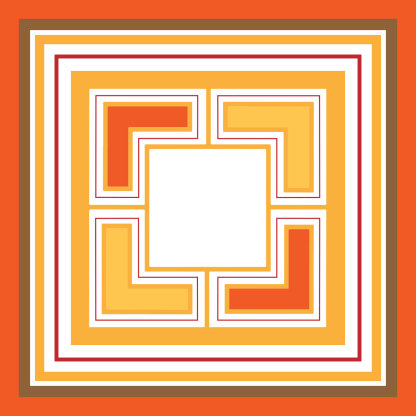  14 Momme Bedrucktes Seidentuch