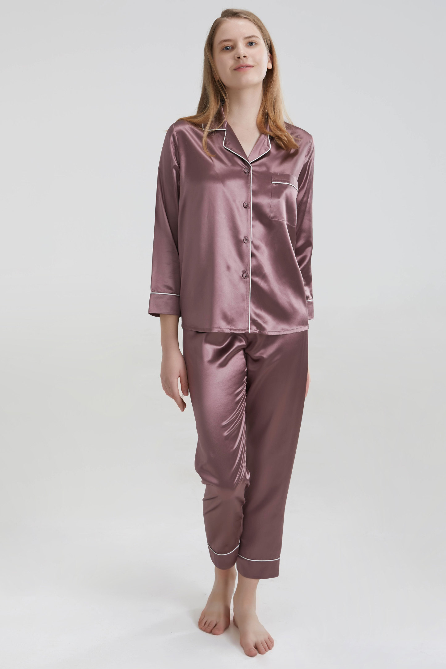 22 Momme Pyjama en chemise de soie