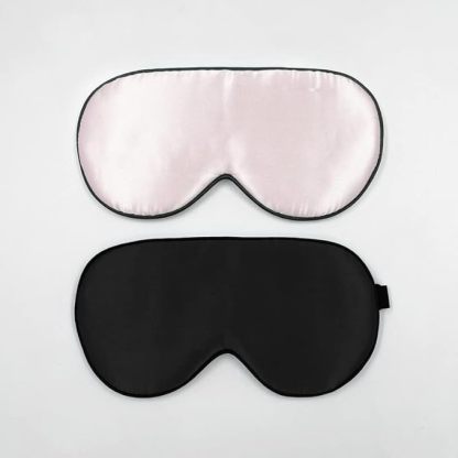 townssilk 2 Stück 100% Seide Schlafmaske mit verstellbarem Gurt, komfortabel und super weiche Augenmaske inklusive 2 Stück