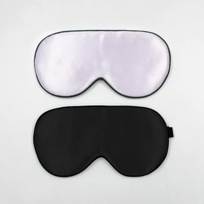 townssilk 2 Stück 100% Seide Schlafmaske mit verstellbarem Gurt, komfortabel und super weiche Augenmaske inklusive 2 Stück