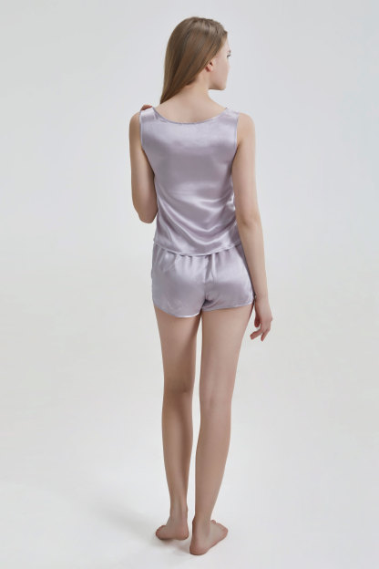 Shorts en 22 momme pour le gilet Ensemble