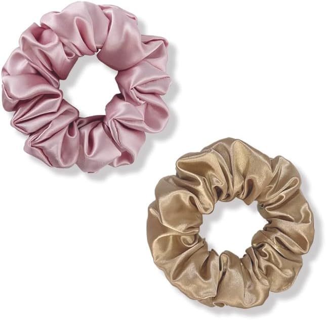 22MOMME 100% reine Maulbeerseide Haarbänder 2er-Set