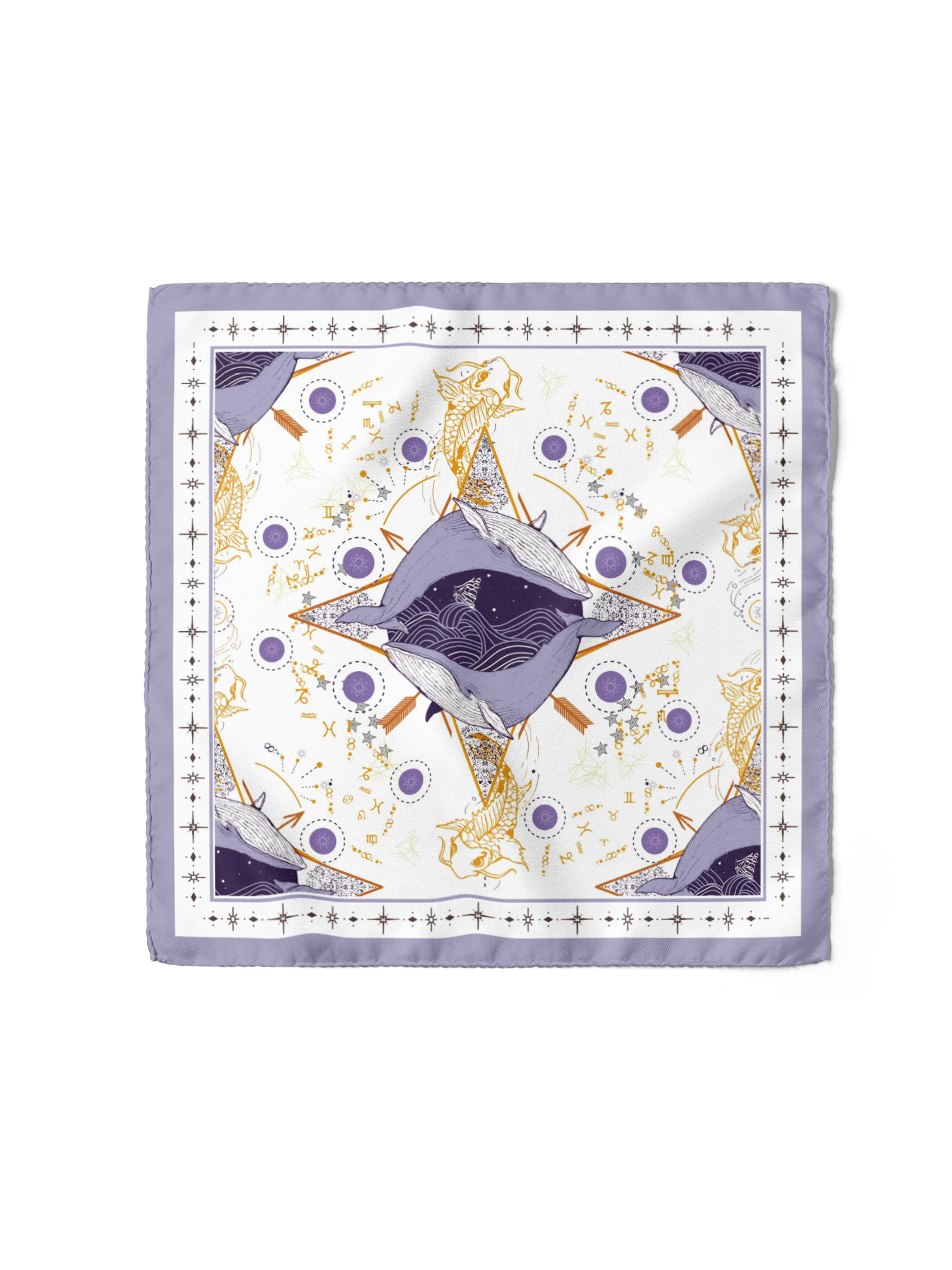 14Momme Bedrucktes Seidentuch