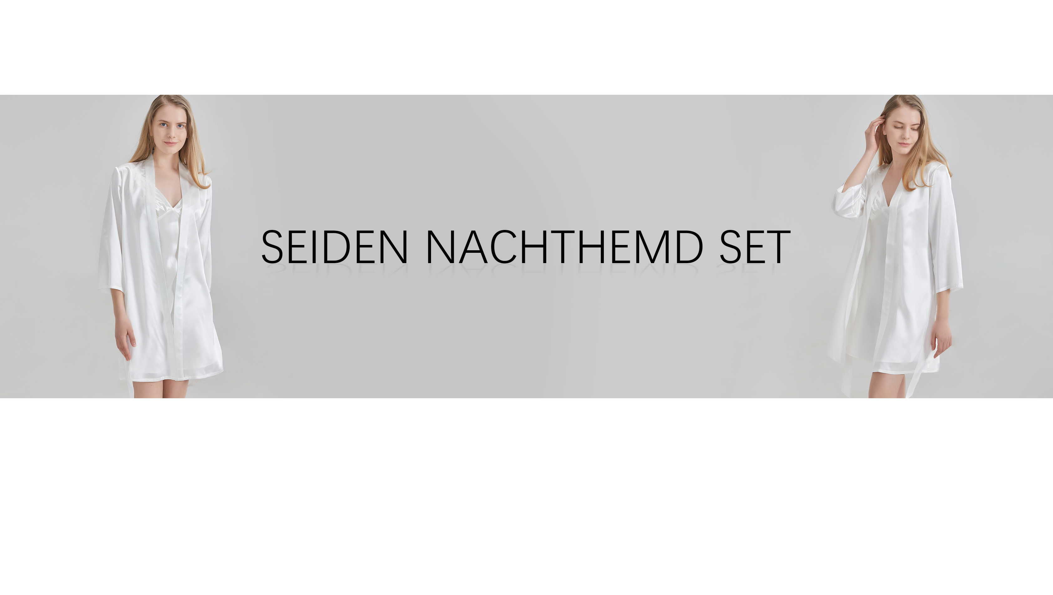 Seiden-Nachthemd-Set