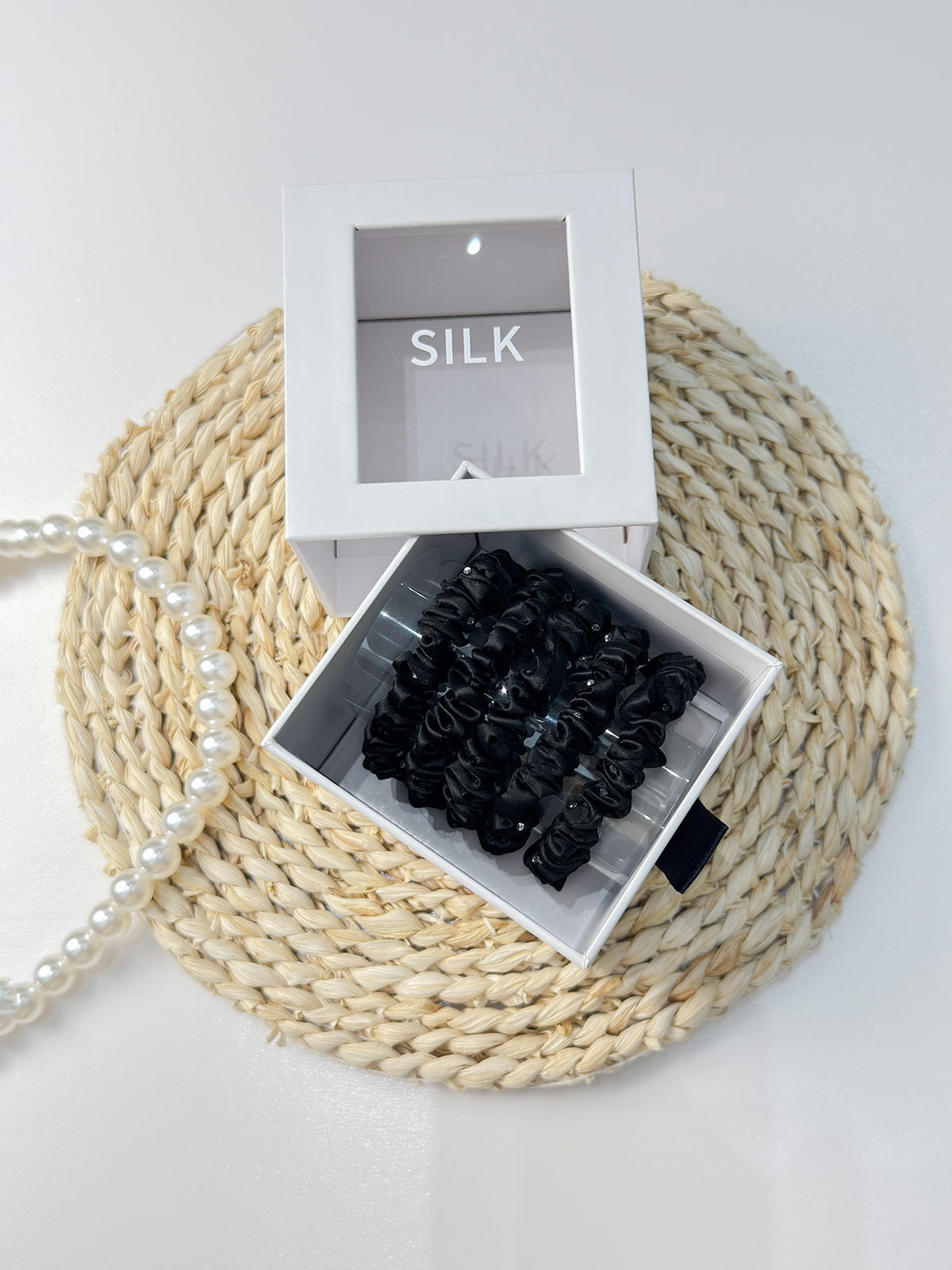 Seiden-Haargummis 5er Set – 22Momme Maulbeerseide | TOWNSSILK