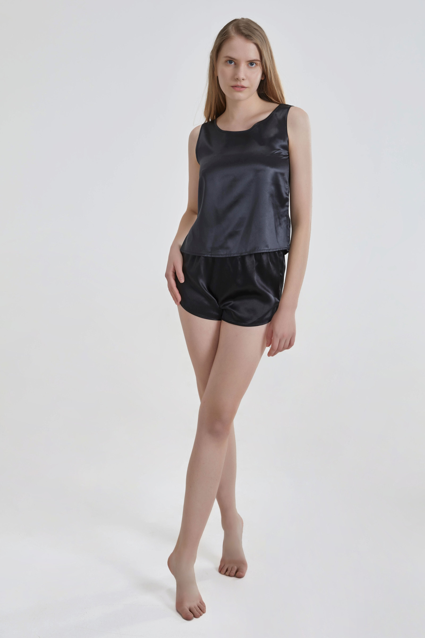 Shorts en 19 momme pour le gilet Ensemble
