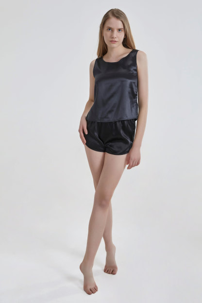 Shorts en 19 momme pour le gilet Ensemble
