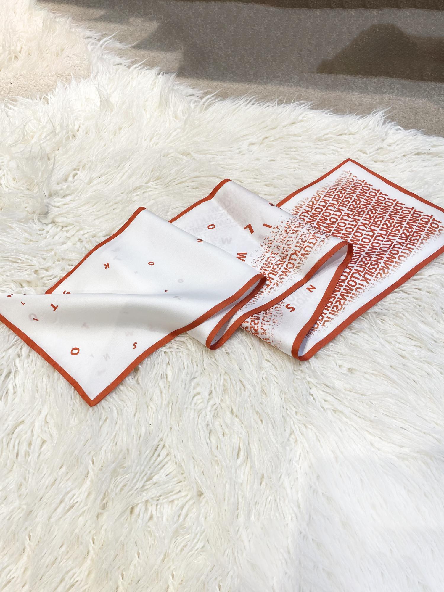 12Momme Townssilk Rechteckiges Kulturtuch,110*20cm