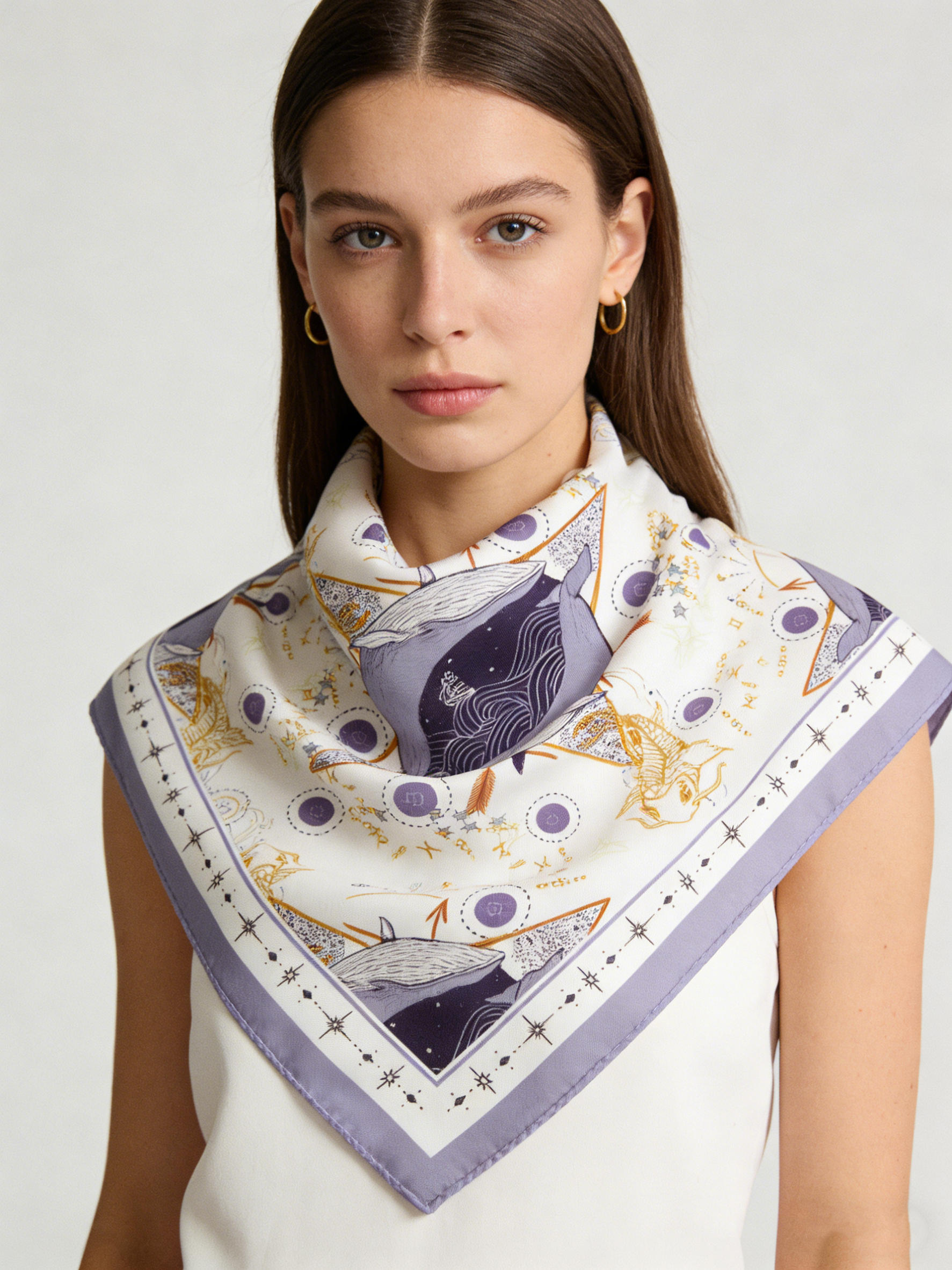 14Momme Bedrucktes Seidentuch