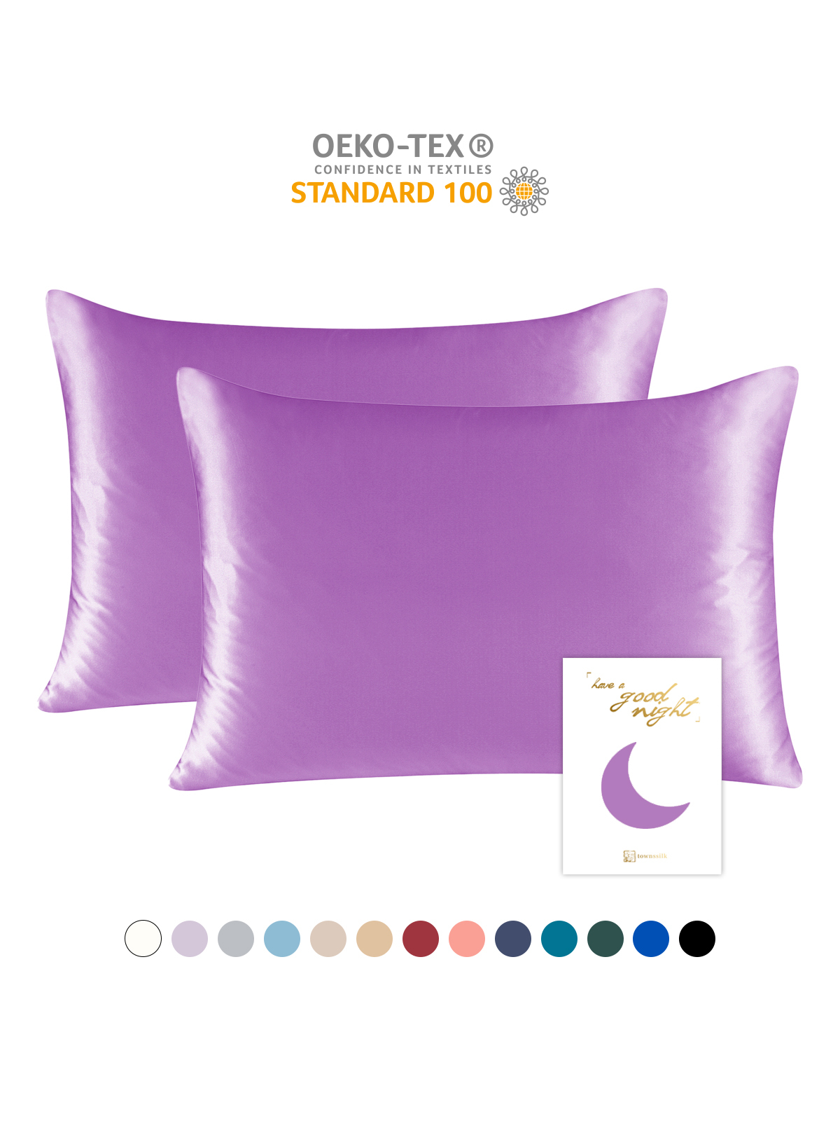 19 Momme Mulberry Silk Pillowcase – Zip Closure, Gentle on Skin & Hair