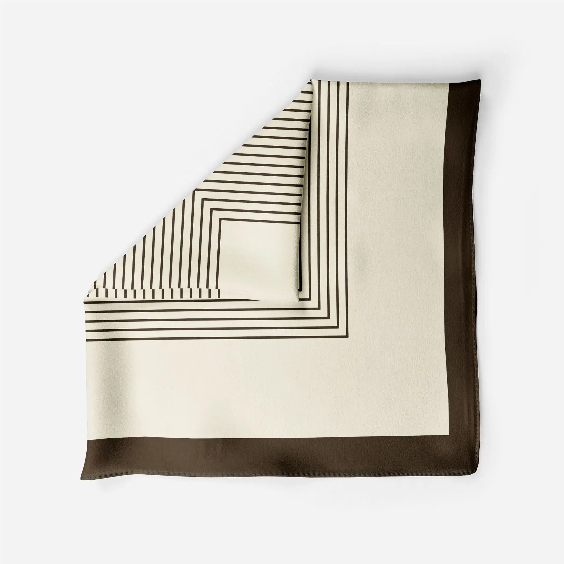 14Momme Seidenkrepp-Schal, quadratisch