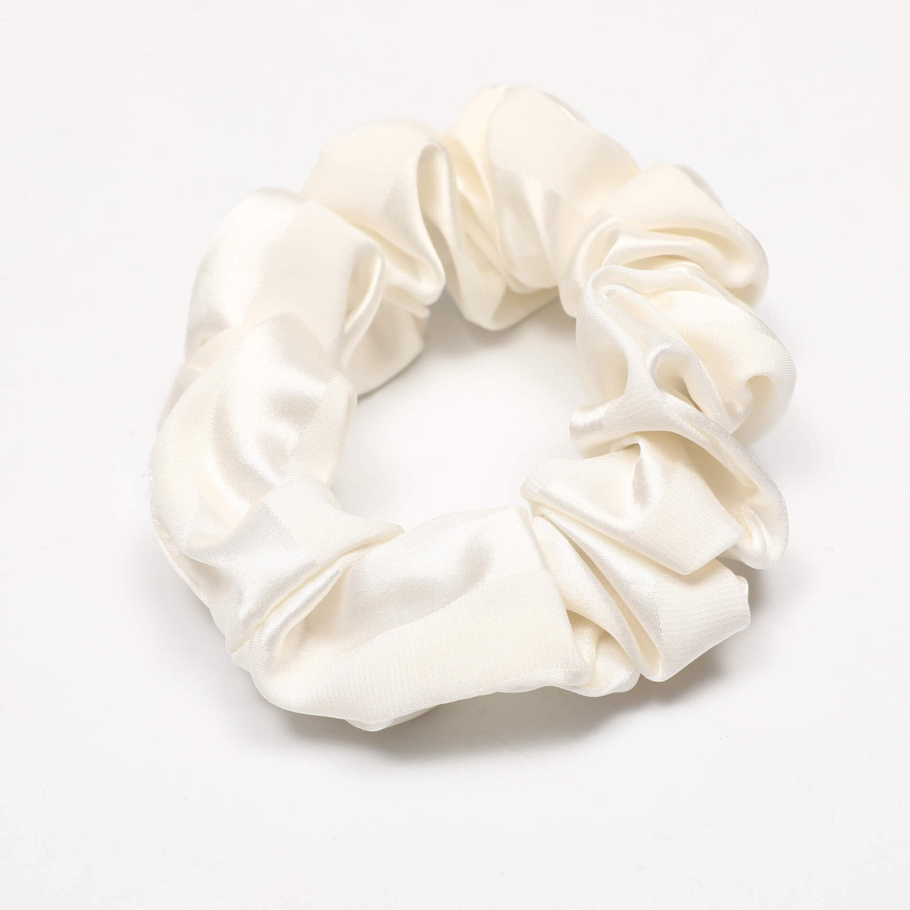 22Momme 4cm Seiden Haargummi mit Streifen – 3er Set