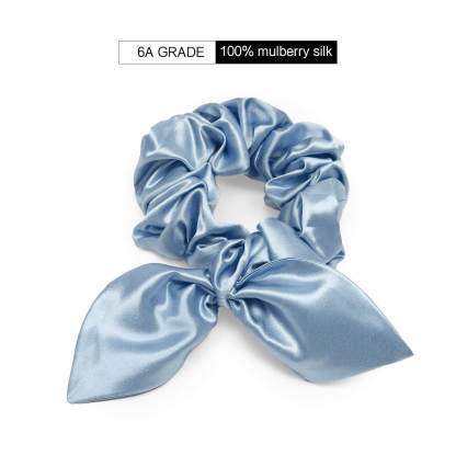 22Momme Seiden Haargummi mit Hasenohren