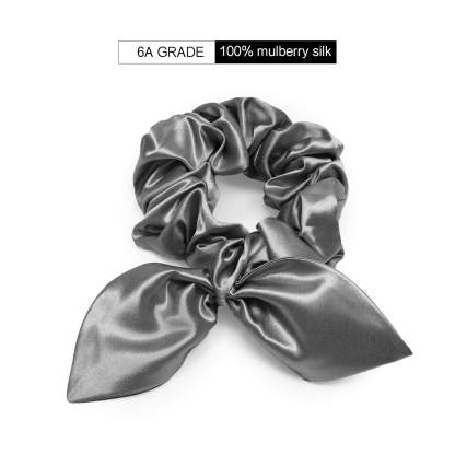 22Momme Seiden Haargummi mit Hasenohren