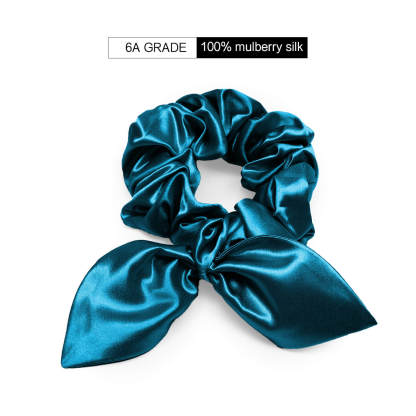 22Momme Seiden Haargummi mit Hasenohren