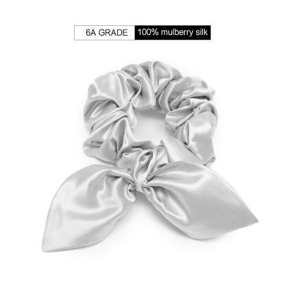 22Momme Seiden Haargummi mit Hasenohren