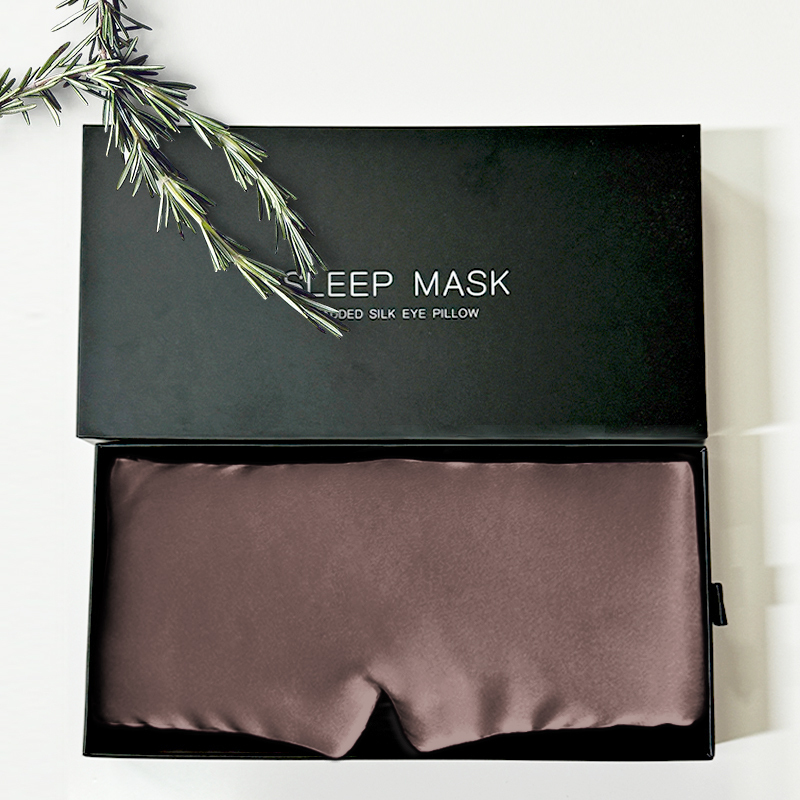 22 Momme 100% Reine Seide Verstellbare Augenmaske Mit Bändern