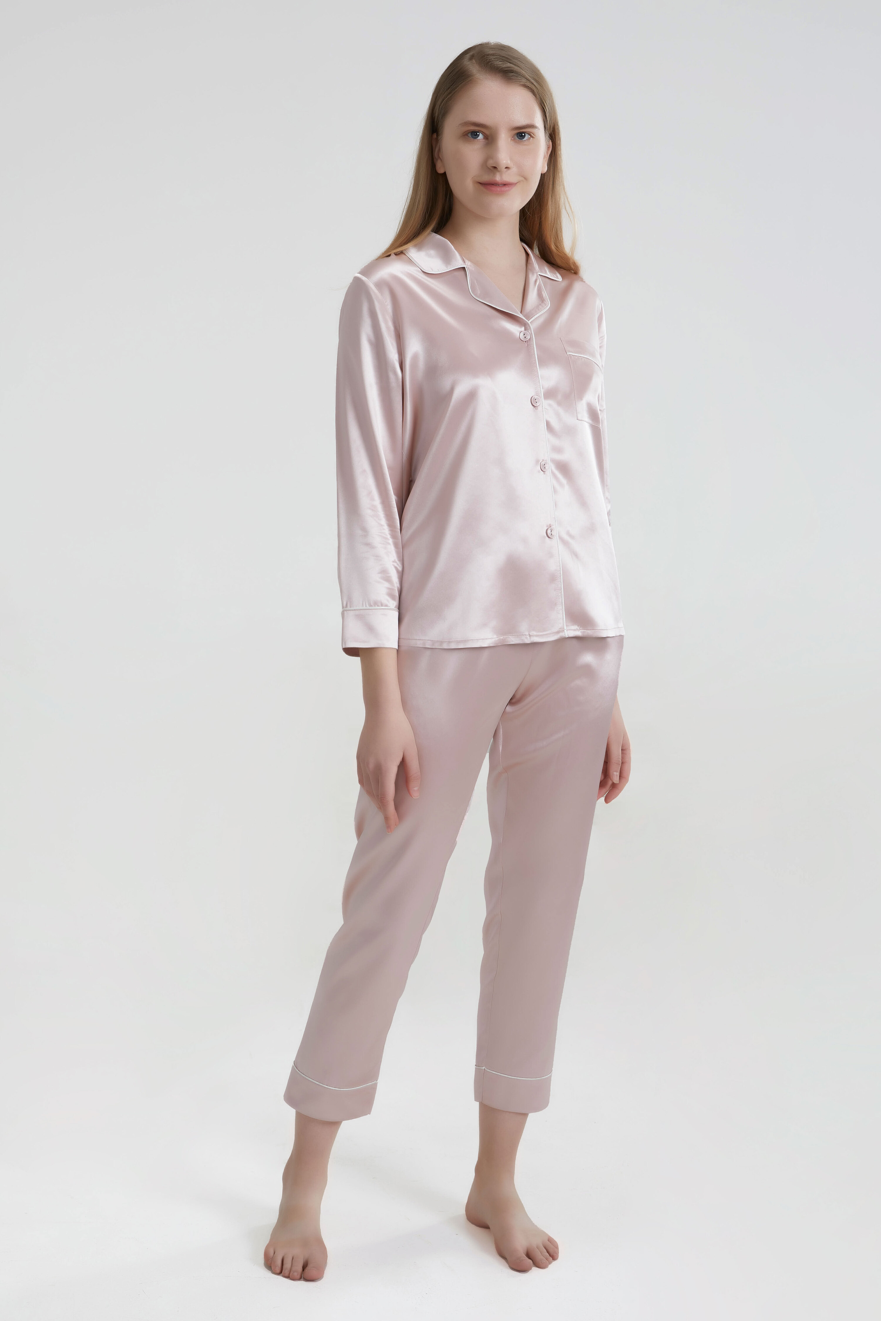 22 Momme Pyjama en chemise de soie