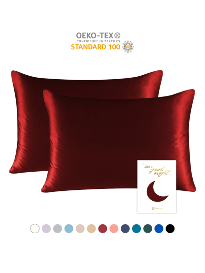 19 Momme Mulberry Silk Pillowcase – Zip Closure, Gentle on Skin & Hair