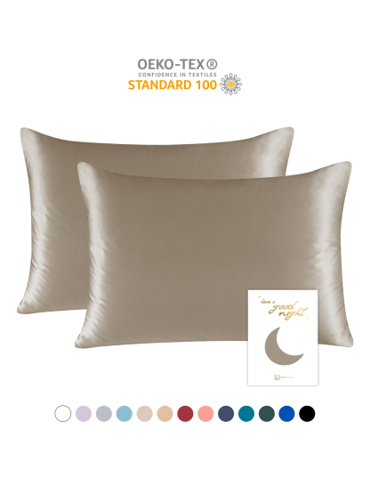 19 Momme Mulberry Silk Pillowcase – Zip Closure, Gentle on Skin & Hair