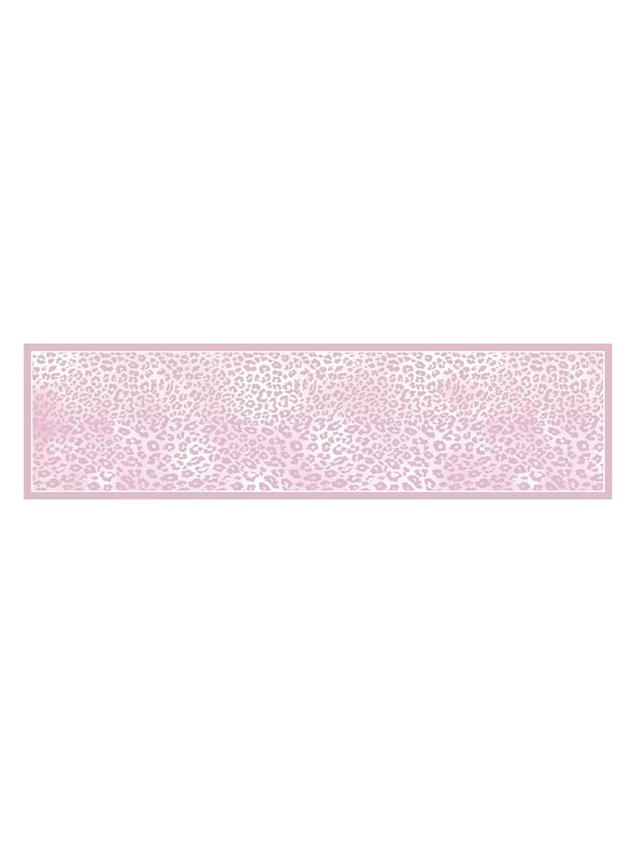12 Momme Seidenschal – Leopardenmuster (175x45cm)