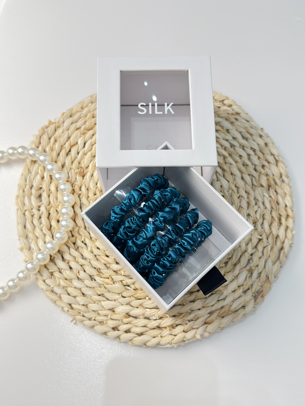 Seiden-Haargummis 5er Set – 22Momme Maulbeerseide | TOWNSSILK