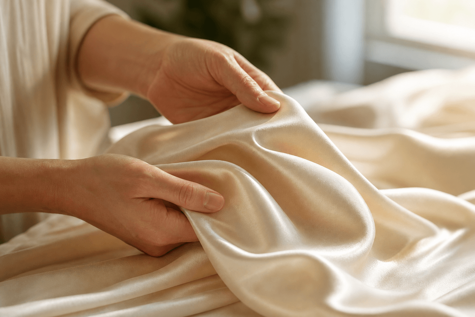 Soft, smooth, and naturally gentle&mdash;silk you can feel.