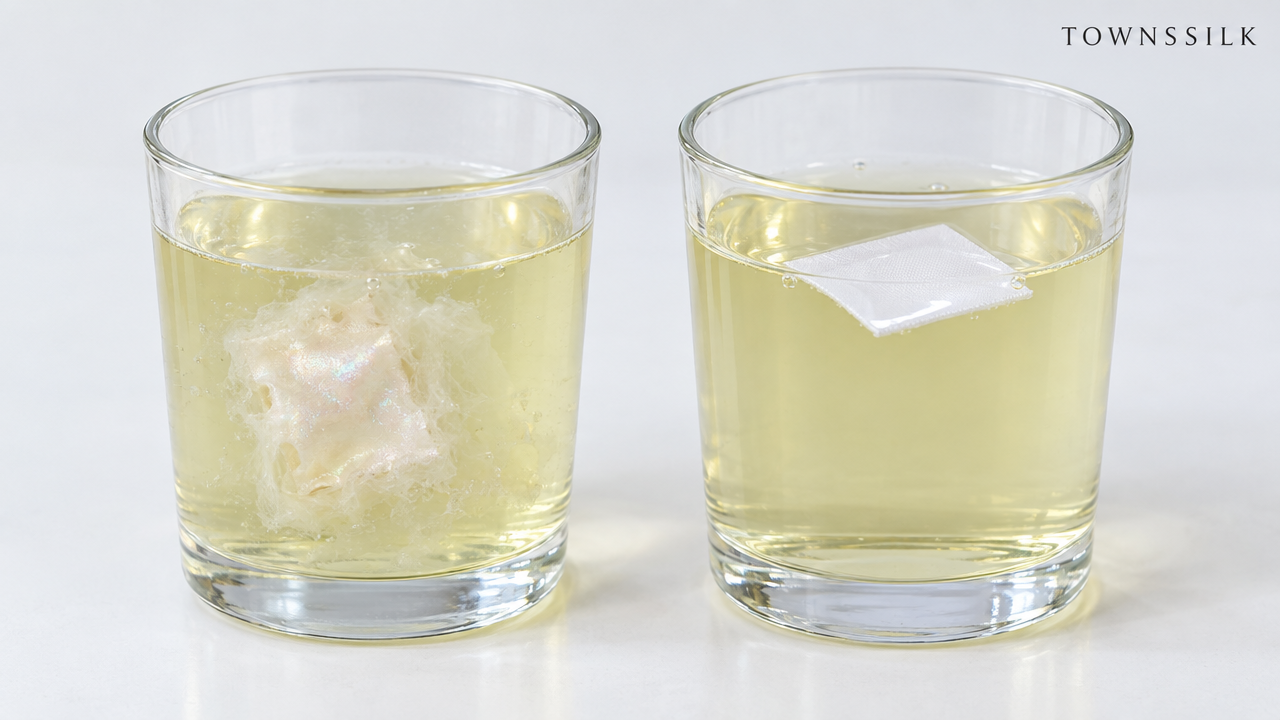 townssilk bleach soak test