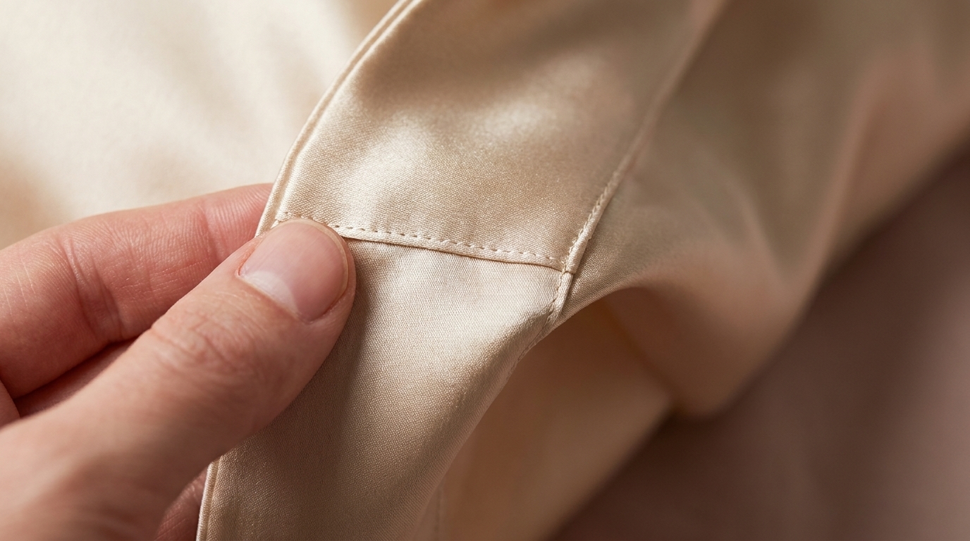 Liebe zum Detail – wie gleichmäßige Farbgebung und makellose Verarbeitung – macht ein Seidenteil wirklich langlebig.