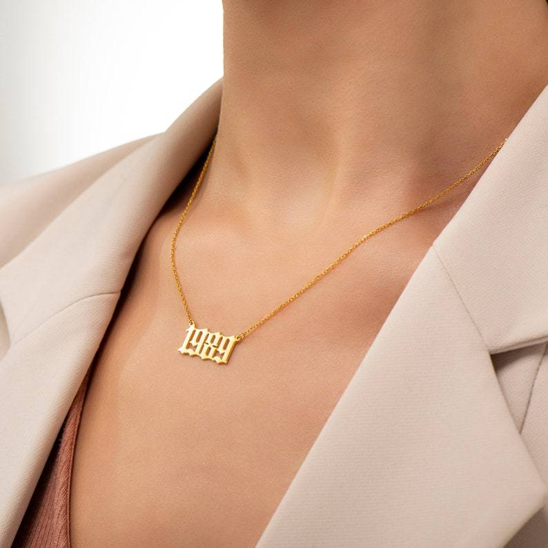 CUSTOM LUCKY NUMBER NECKLACE - SOLID 14K | 18K GOLD