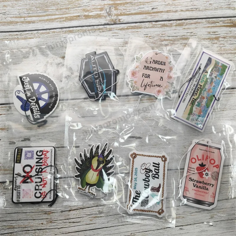 Wholesale Custom Shape Paper Car Air Freshener