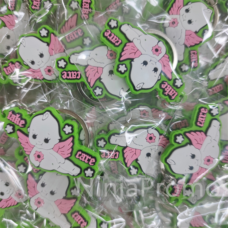 Custom Silicone Keychain Rubber Keychain With Any Logo & Shape