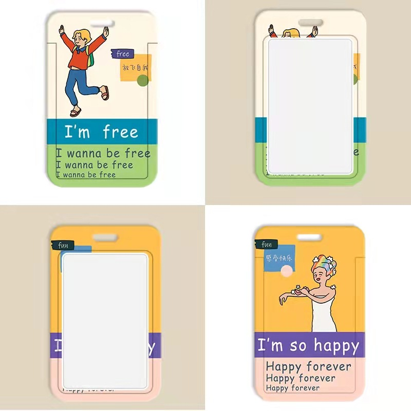 Custom Card Holder Full Set With Lanyard Snap Personalised With Your Logo