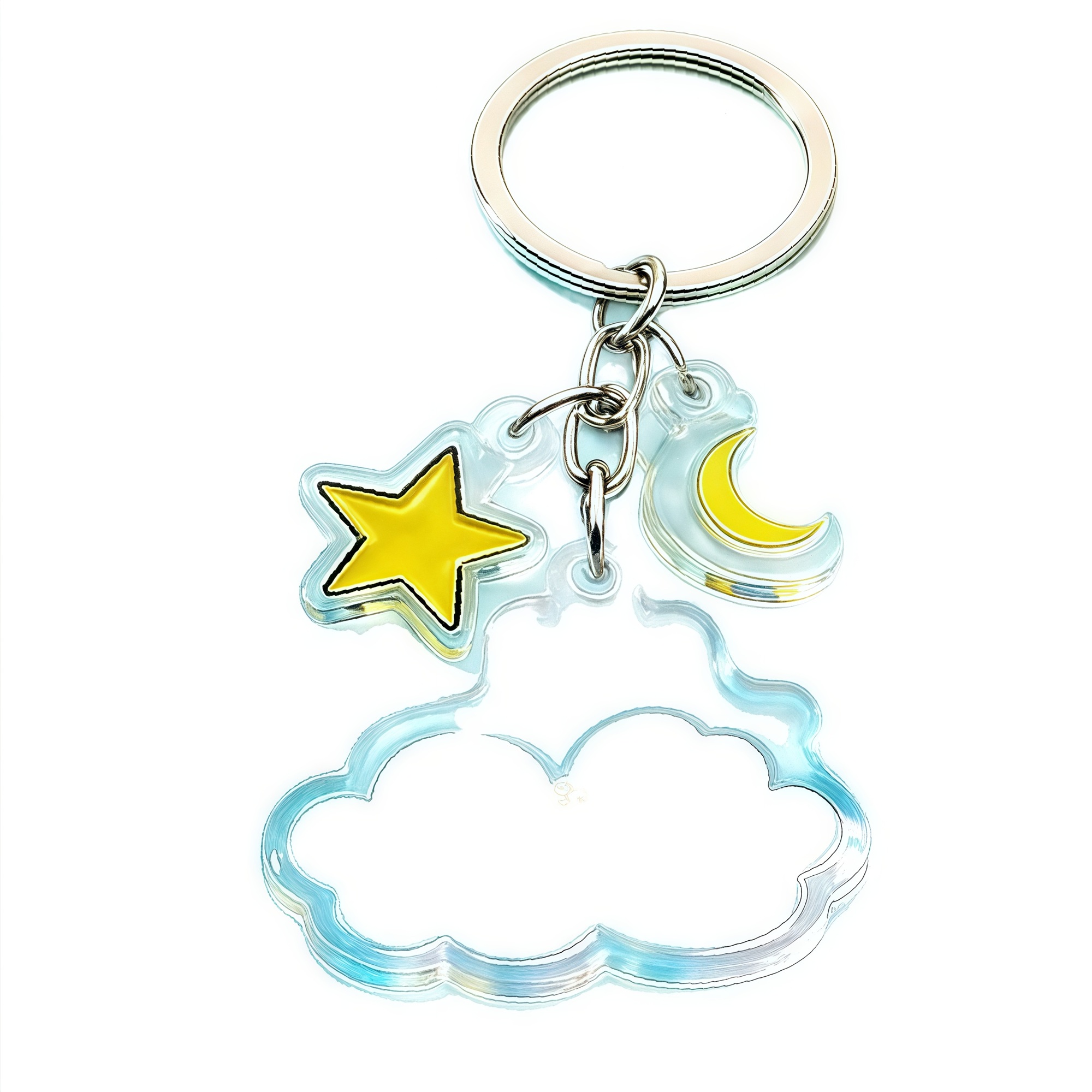 Custom Acrylic Keychain Logo Printed With Any Shape