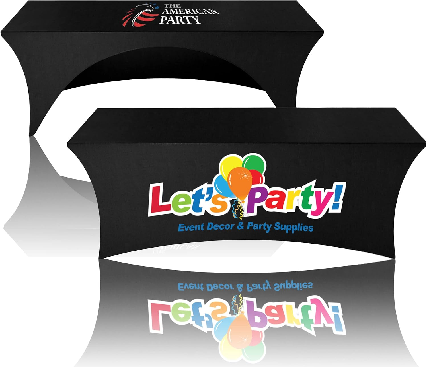 Custom Table Cloth Personalized Table Cover Stretch Tablecloth with Business Logo 