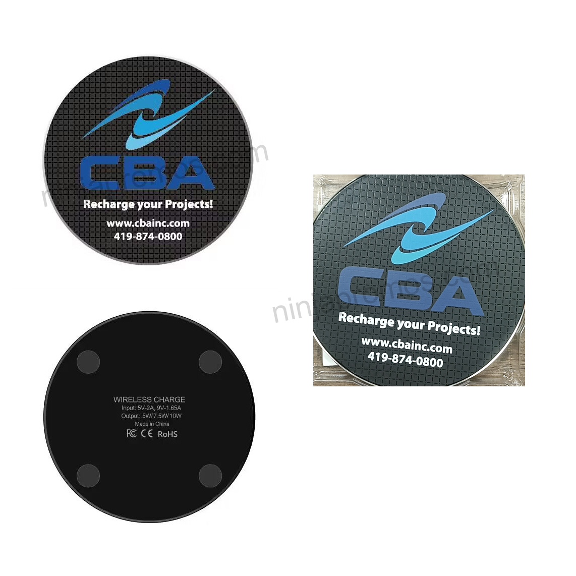 Custom Qi Wireless Charger Wireless Charging Pad Metal Wireless Charger Device