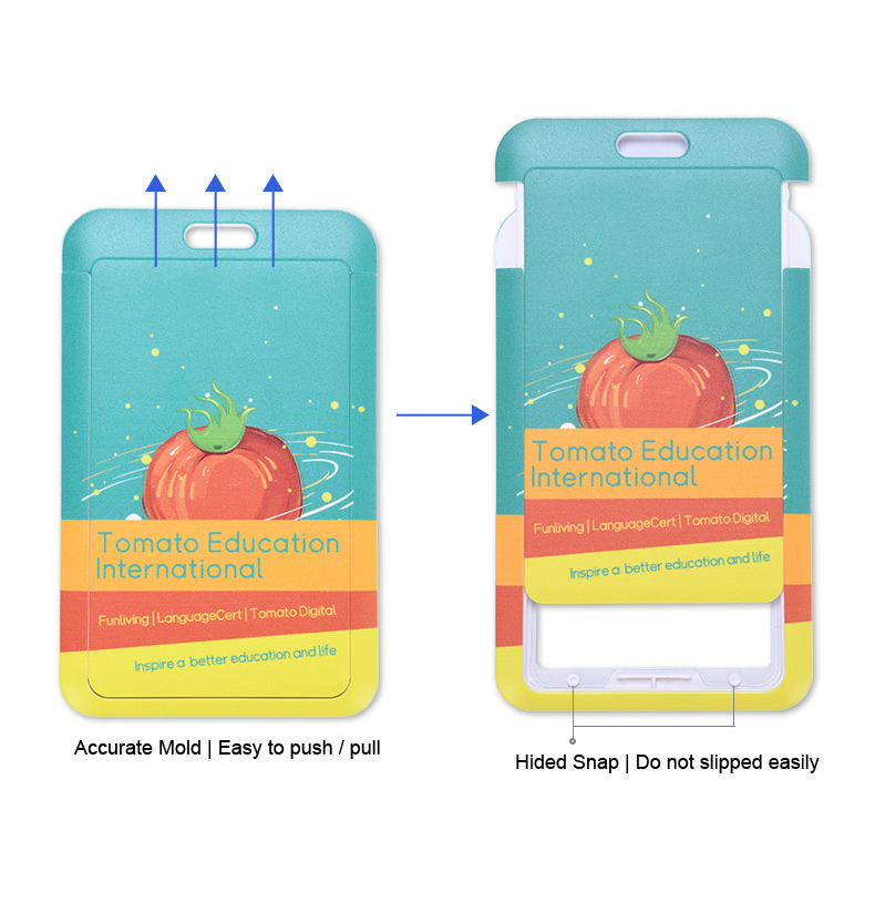 Custom Card Holder Full Set With Lanyard Snap Personalised With Your Logo