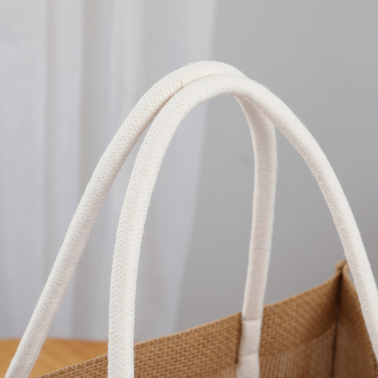 Personalized Burlap Tote Bags with Custom Logo – Eco-Friendly Jute Bags for Gifts