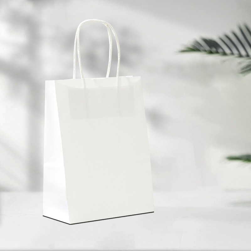 Custom Logo Boutique Paper Bags, Kraft Paper Bag, Shopping Bags with Handle, Party Gift Bag