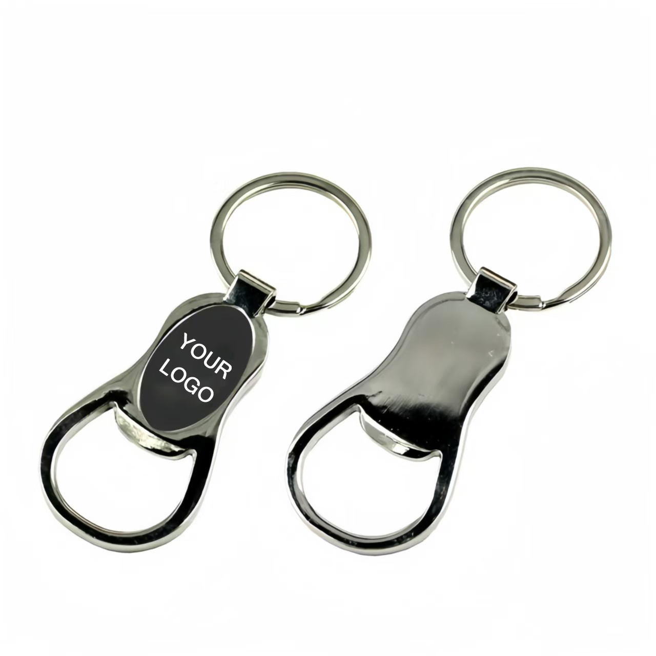 Wholesale Alloy Bottle Opener Keychain with Custom Logo
