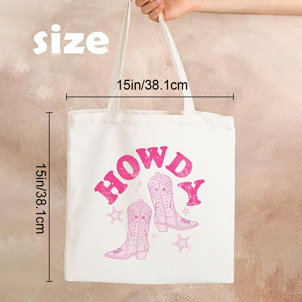 Custom Canvas Tote Bag with Logo | Reusable Cotton Shopping Bag for Work, Travel, or Gifts